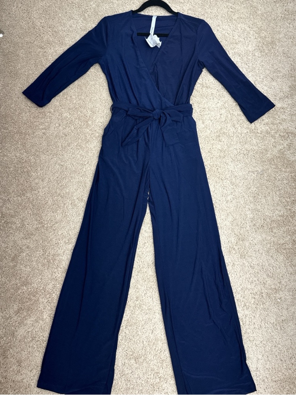 🏛️✨ NWT New York Collection Royal Blue Petite Jumpsuit | PS - Picture 3 of 10
